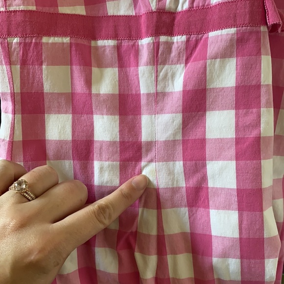 LILLY PULITZER Pink Gingham Strapless Dress - Picture 16 of 16